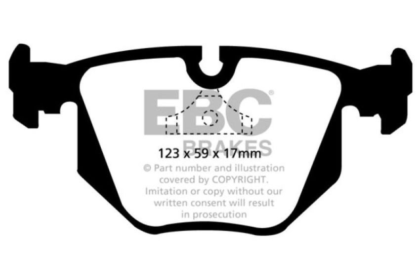 EBC Brakes DP4871R Yellowstuff Street And Track Brake Pads