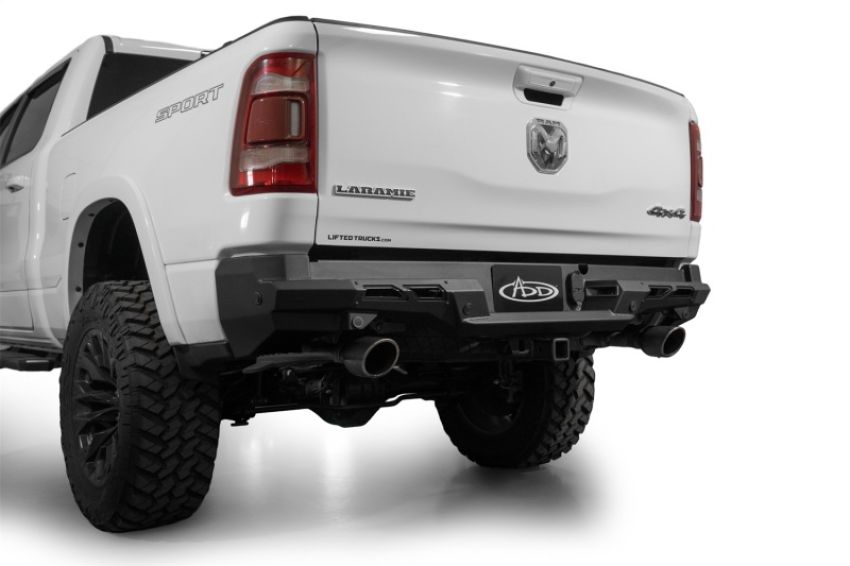 Addictive Desert Designs R55020NA0103 19-24 RAM 1500 Black Label Rear Bumper