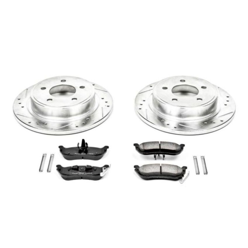 PowerStop K3020 Z23 Daily Driver Carbon-Fiber Ceramic Brake Pad and Drilled & Slotted Rotor Kit