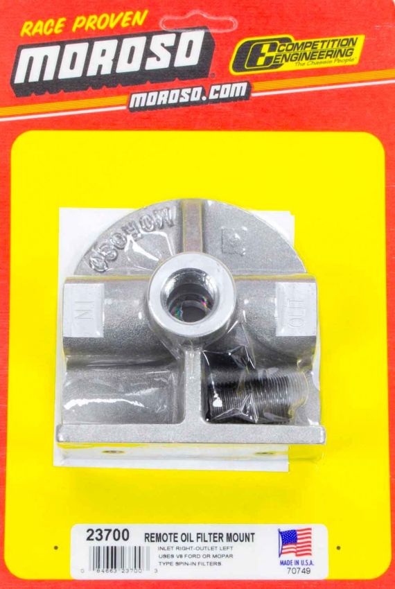 MOROSO MOR23700 Ford Oil Filter Mount