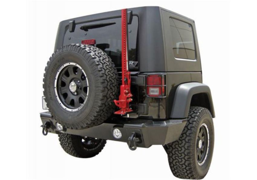 Rampage 88605 2007-2018 Jeep Wrangler(JK) Recovery Bumper Rear - Black