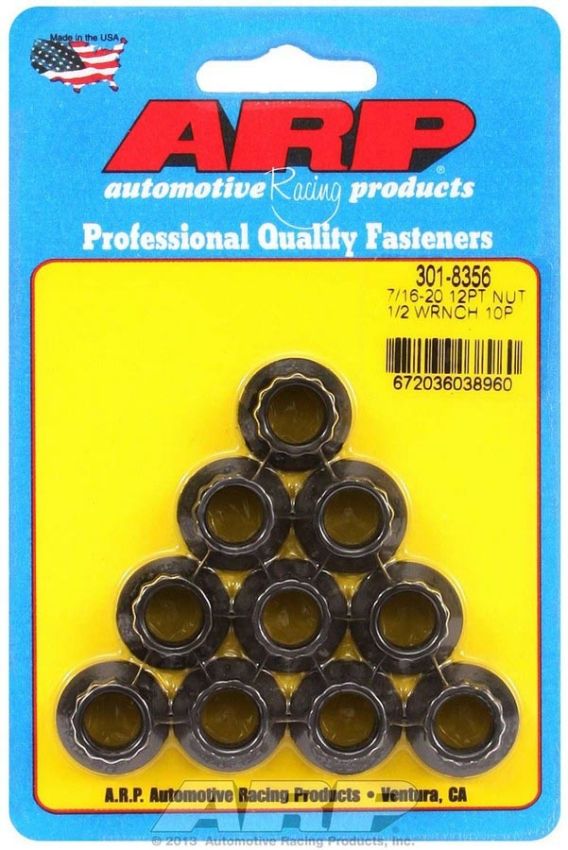 ARP ARP301-8356 7/16-20 12pt Nuts (10pk)