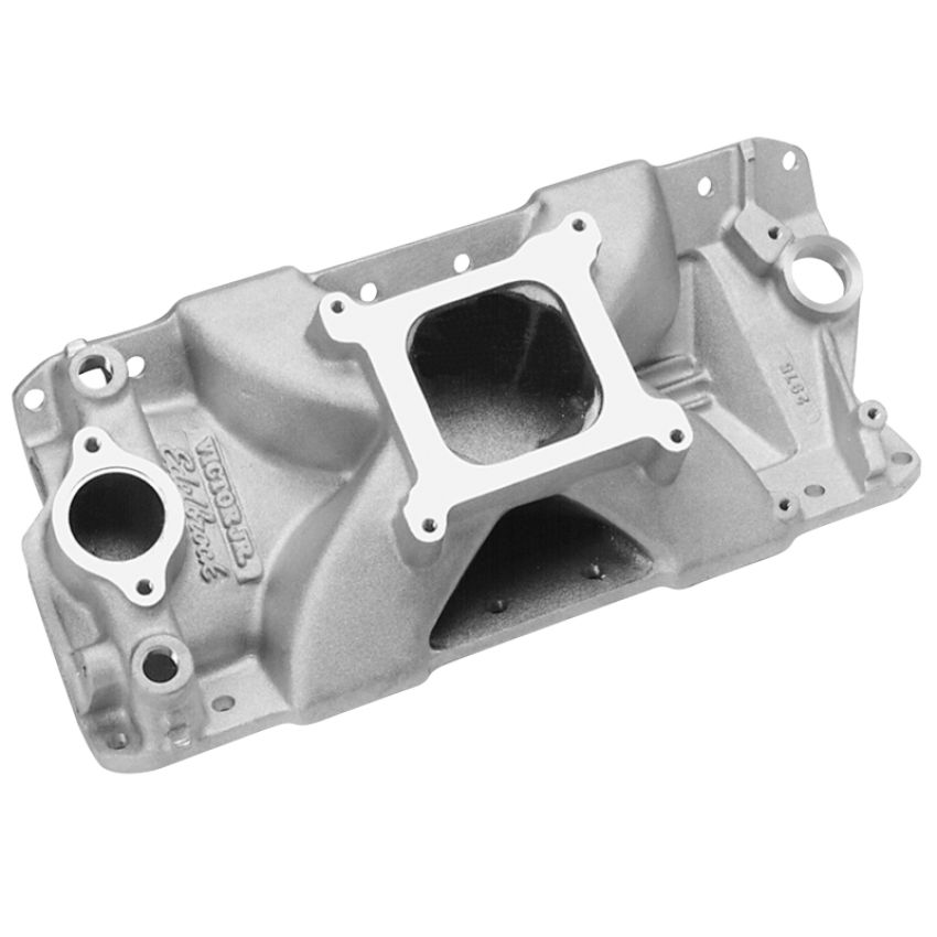 EDELBROCK EDE2900 SBC Victor Jr. Manifold - Port Matched 262-400