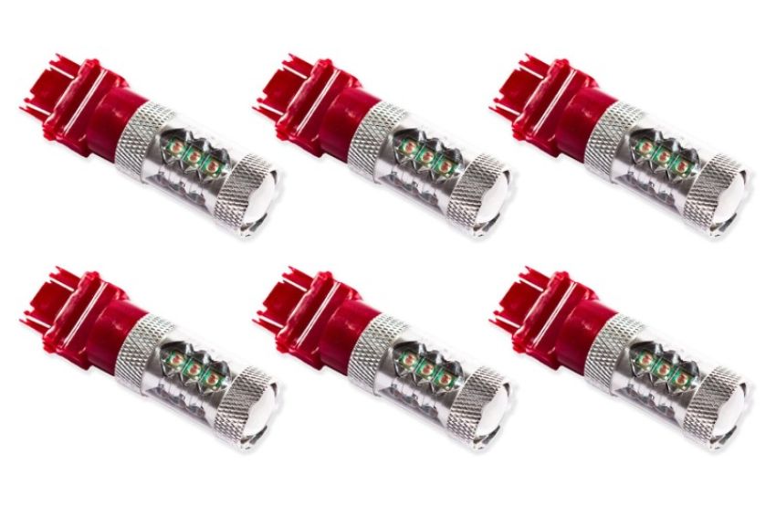 Diode Dynamics DD0059H 3157 LED Bulb XP80 LED - Red Set of 6