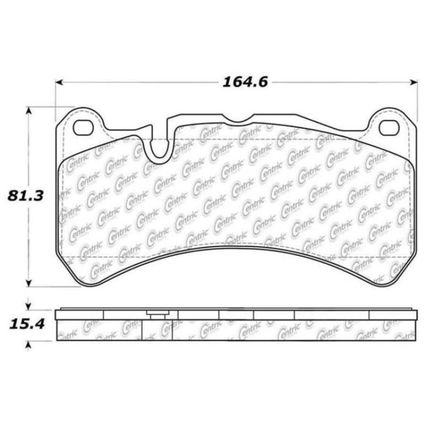 Stoptech 308.11160 Street Touring Brake Pads