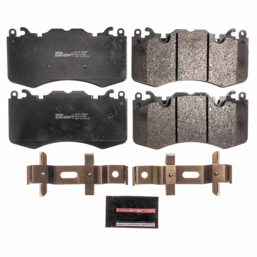 PowerStop ESP1615 EuroStop ECE-R90 Certified Brake Pad Set