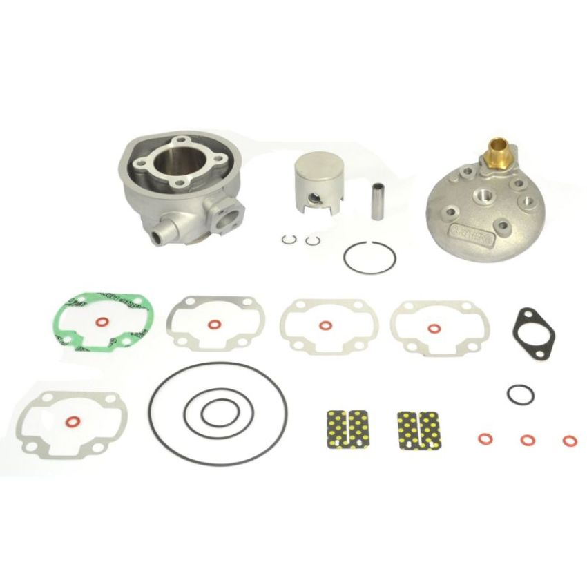 Athena 081100/1 98-00 Aprilia 51 LC 50 47.6mm Bore 70cc 12mm Pin Flat Piston Big Bore Cylinder Kit w/Head