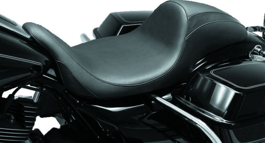 Mustang Motorcycle 75644 Mustang 08-21 Harley Electra Glide, Rd Glide, Rd King, Str Glide Hightail Fastback 1PC Seat - Black