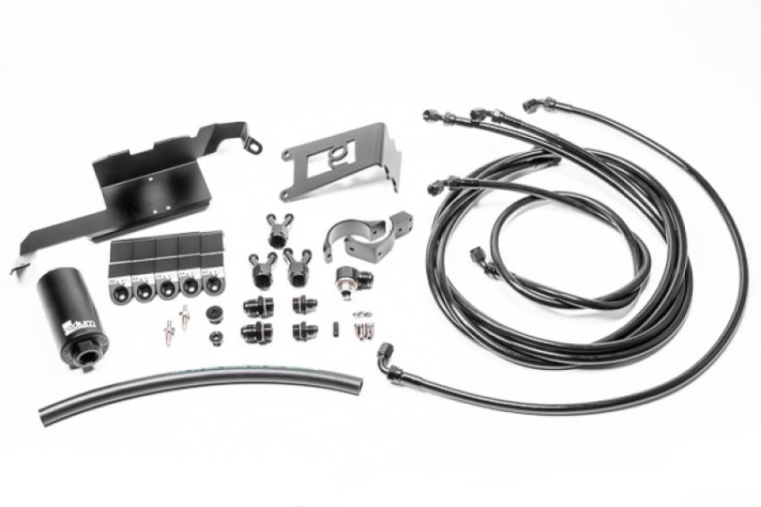 Radium Engineering 20-0851-03 FUEL HANGER FEED KIT, NISSAN R35 GT-R, STAINLESS