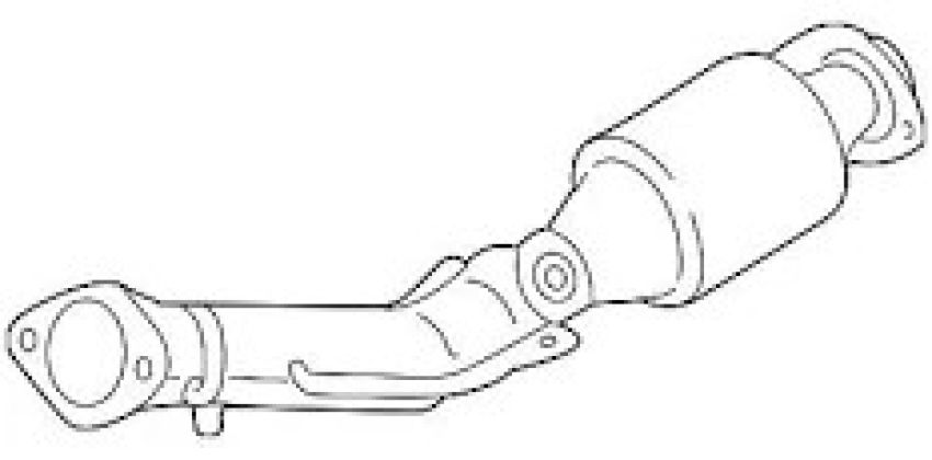 AB Catalytic 43266 Direct Fit Rear Catalytic Converter (Non. CARB Compliant)