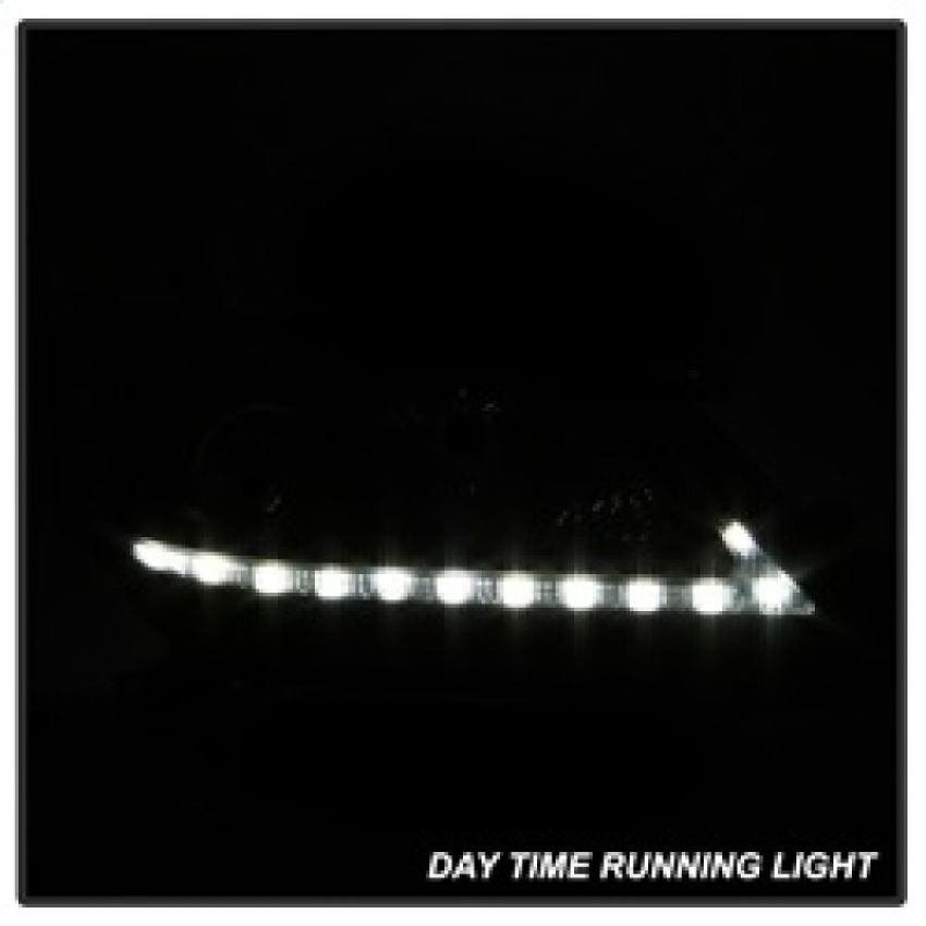 SPYDER 5083982 Projector Headlights - DRL LED - Black