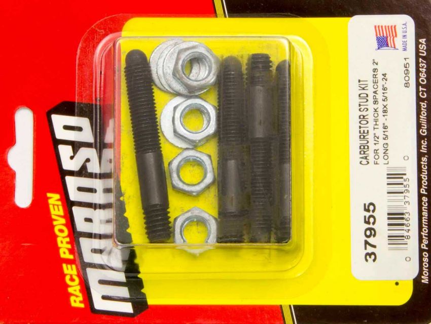 MOROSO MOR37955 Carburetor Stud Kit - 2in.