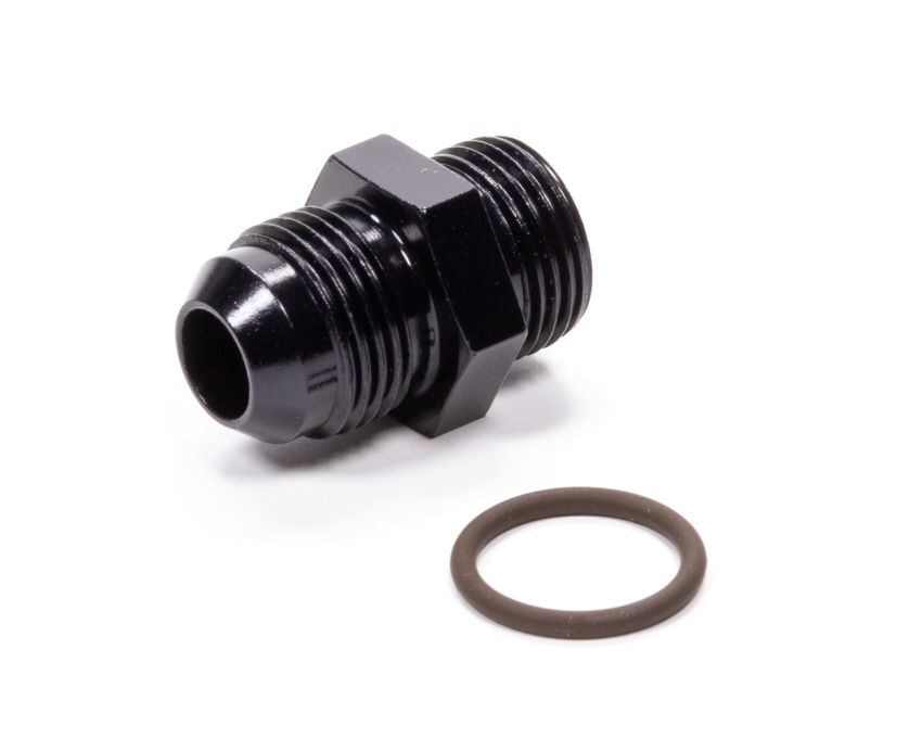 FRAGOLA FRG495103-BL #8 x 3/4-16 (#8) Radius O-Ring Fitting Black