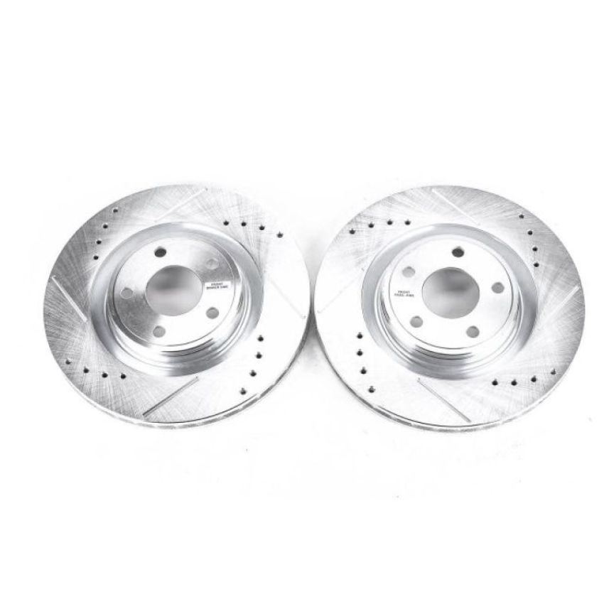 PowerStop AR82140XPR PowerStop Evolution Performance Drilled, Slotted & Plated Brake Rotor Pair
