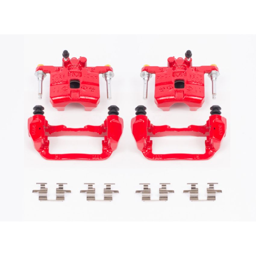 PowerStop S2066 Red Powder Coated Calipers