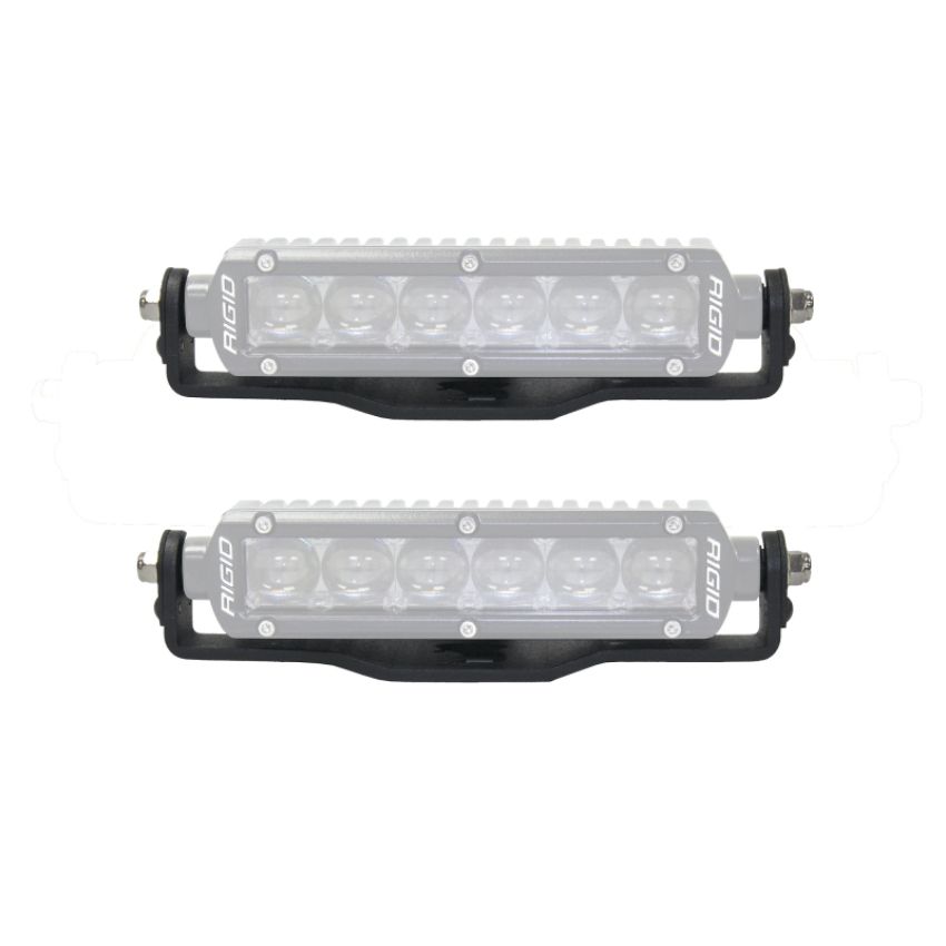 Go Rhino 732060T 18-20 Jeep Wrangler JL/JLU/Gladiator JT Light Mount - Two 6in Single Row