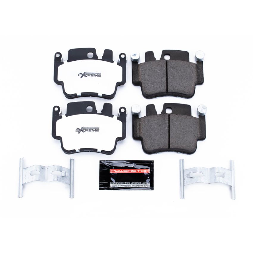 PowerStop Z26-917 PowerStop - Z26 Performance Carbon-Fiber Ceramic Brake Pads with Hardware Kit