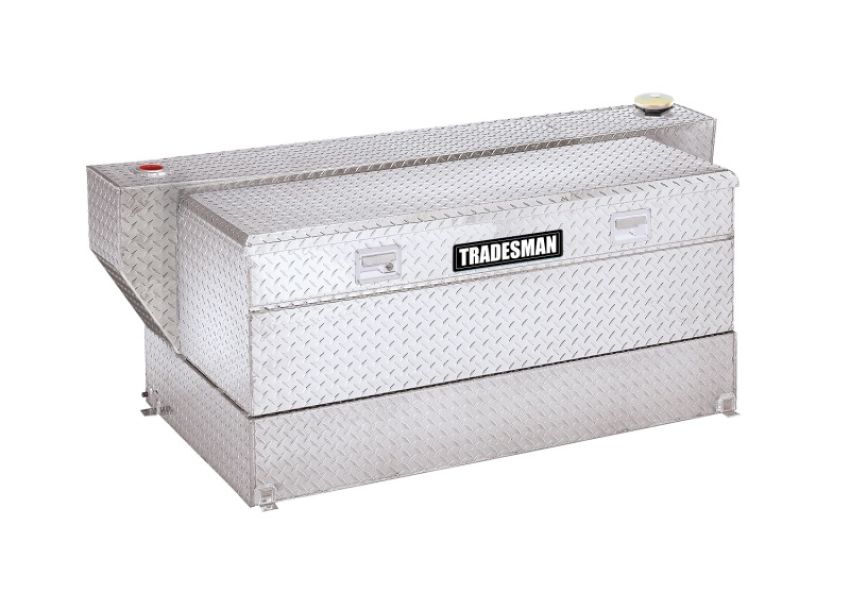 Tradesman 3259 Aluminum L-Shape Liquid Storage Tank Combo (48in. / 100 Gallon Capacity) - Brite