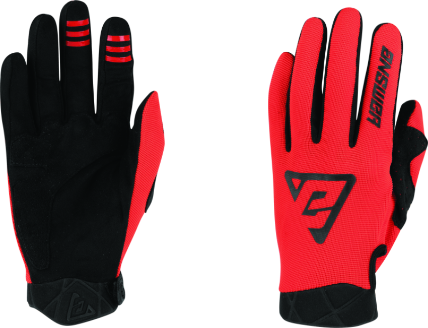 Answer 446594 Peak Glove Red/Black Youth - XS