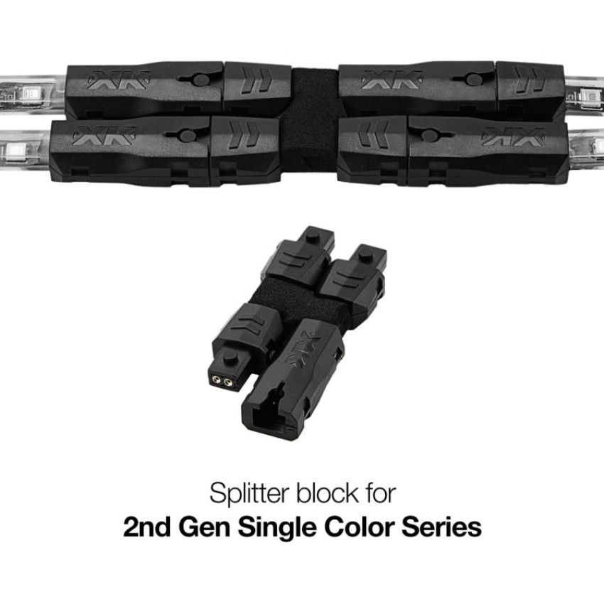 XKGLOW XK-2P-SPLIT XK Glow 2nd Gen 2 pin Splitter for LED Single Color Series