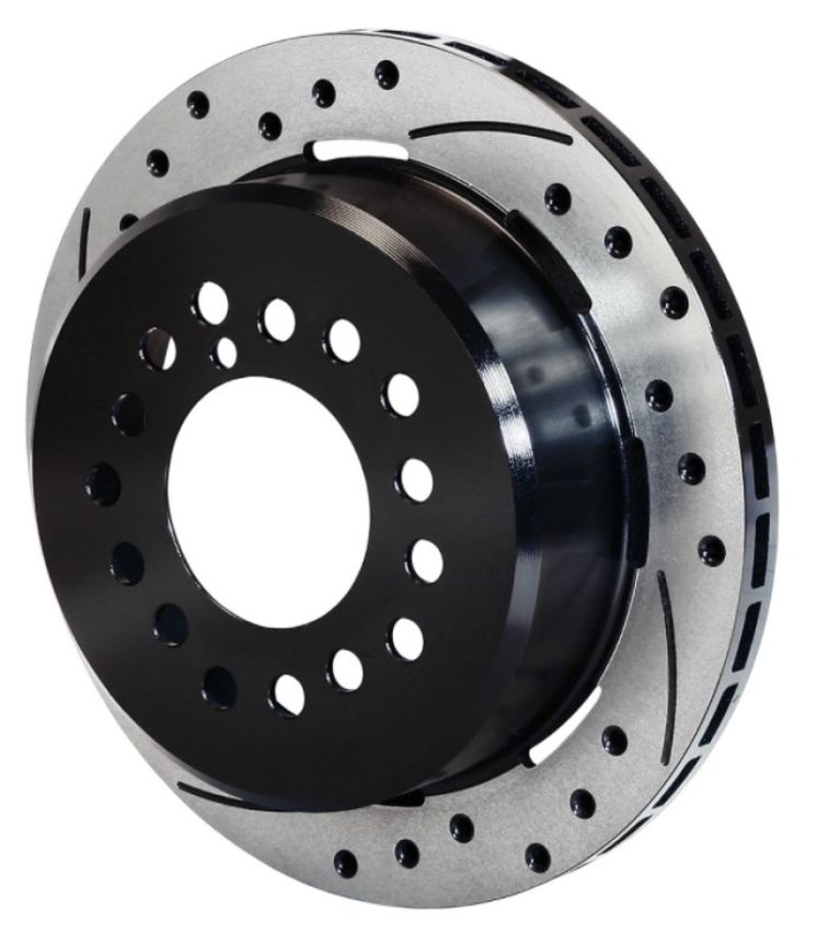 Wilwood 160-9813-BK Rotor-1.91in Offset-SRP-BLK-Drill-LH 12.19 x .810 - 5 Lug