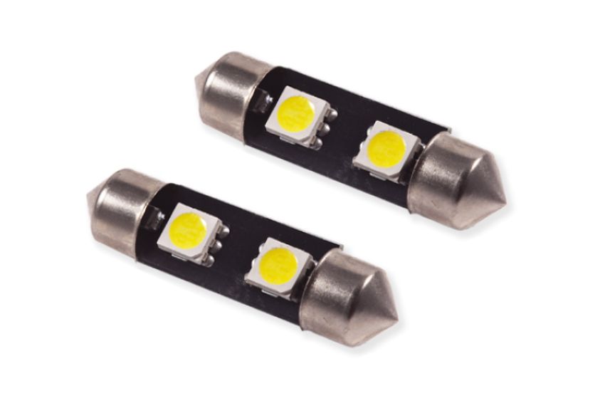 Diode Dynamics DD0081P 36mm SMF2 LED Bulb - Cool - White (Pair)