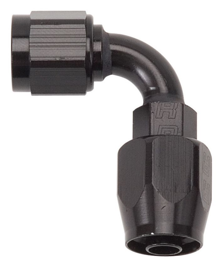 RUSSELL RUS610195 #12 90 Deg Hose End Black