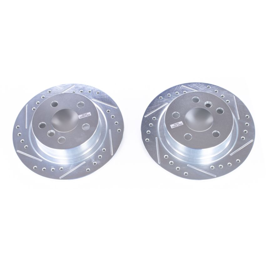 PowerStop EBR1658XPR PowerStop Evolution Performance Drilled, Slotted & Plated Brake Rotor Pair