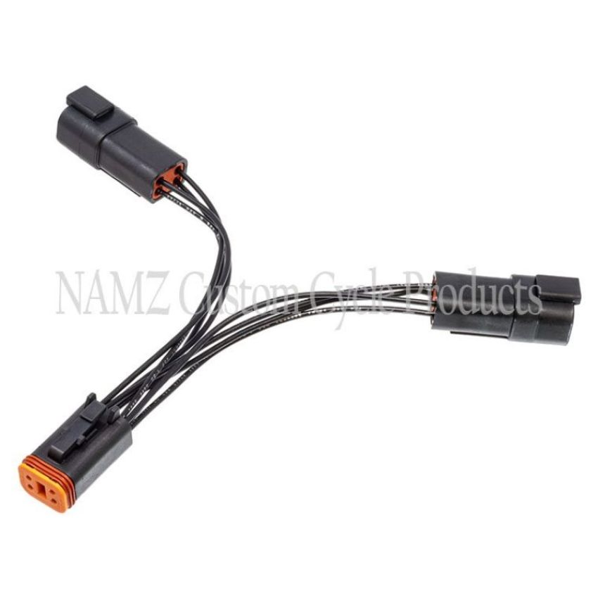 NAMZ NOBD-PYH 94-11 V-Twin Touring & Trike Models Plug-N-Play Power Port Y-Adapter