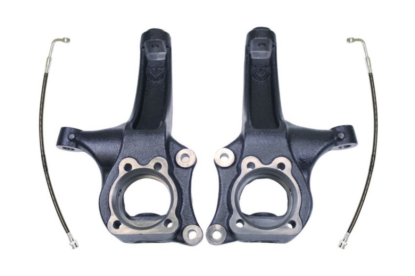 Maxtrac 700440 15-16 Chevrolet Colorado 2WD 4in Front Lift Spindles w/Extended DOT Compliant Brake Lines