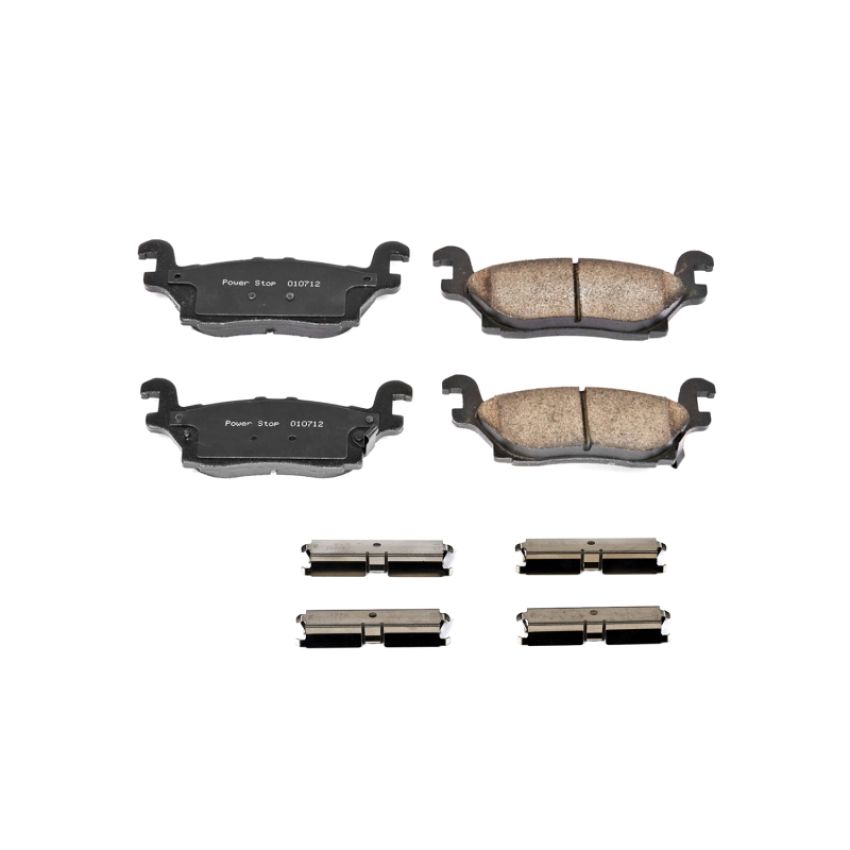 PowerStop 17-1120 PowerStop - Z17 Low-Dust Ceramic Brake Pads with Hardware