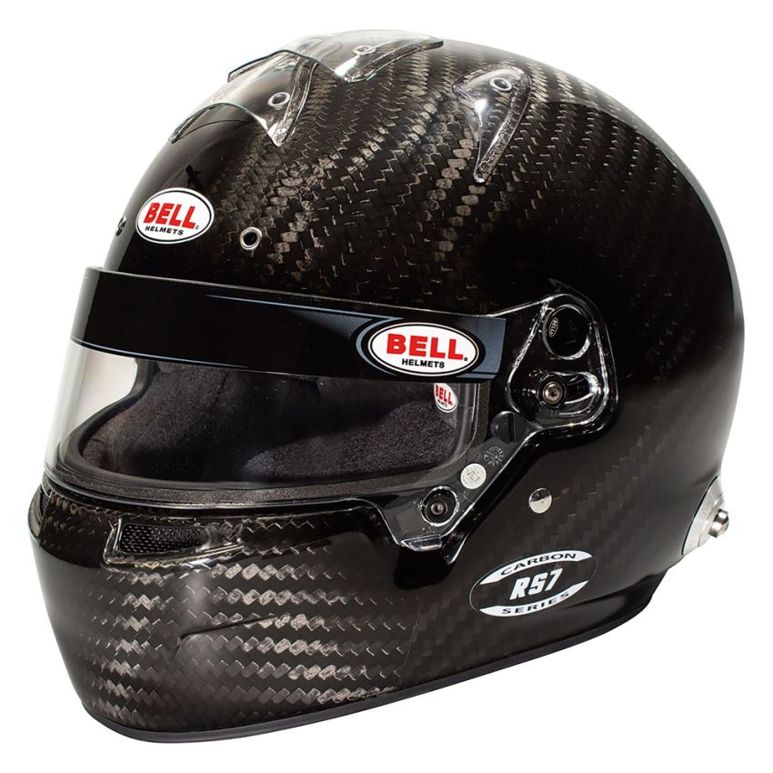 BELL HELMETS BEL1204A25 Helmet RS7 57- Carbon No Duckbill SA2020 FIA8859