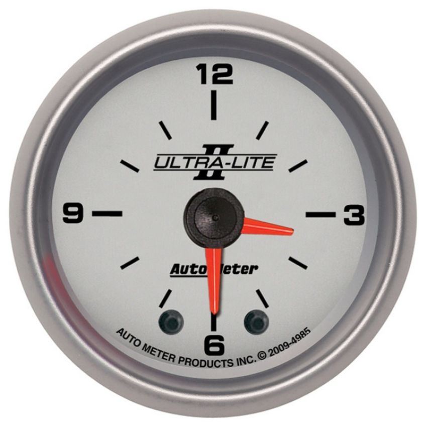 AutoMeter 4985 GAUGE, CLOCK, 2 1/16