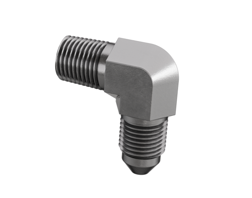 Goodridge P822-03P3 90 Deg Male Adaptor AN3 to 1/8 NPT