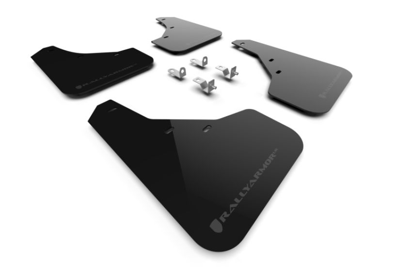 Rally Armor MF81-UR-BLK-DGRY Black Mud Flap/Dark Grey Logo