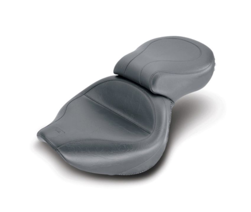 Mustang Motorcycle 75105 Mustang 01-08 Honda VT750DC Spirit Wide Touring 1PC Seat - Black
