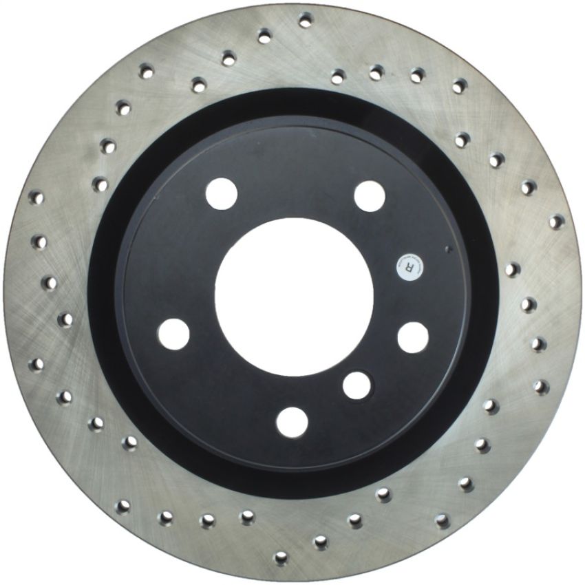 Stoptech 128.34107R Drilled Sport Brake Rotor