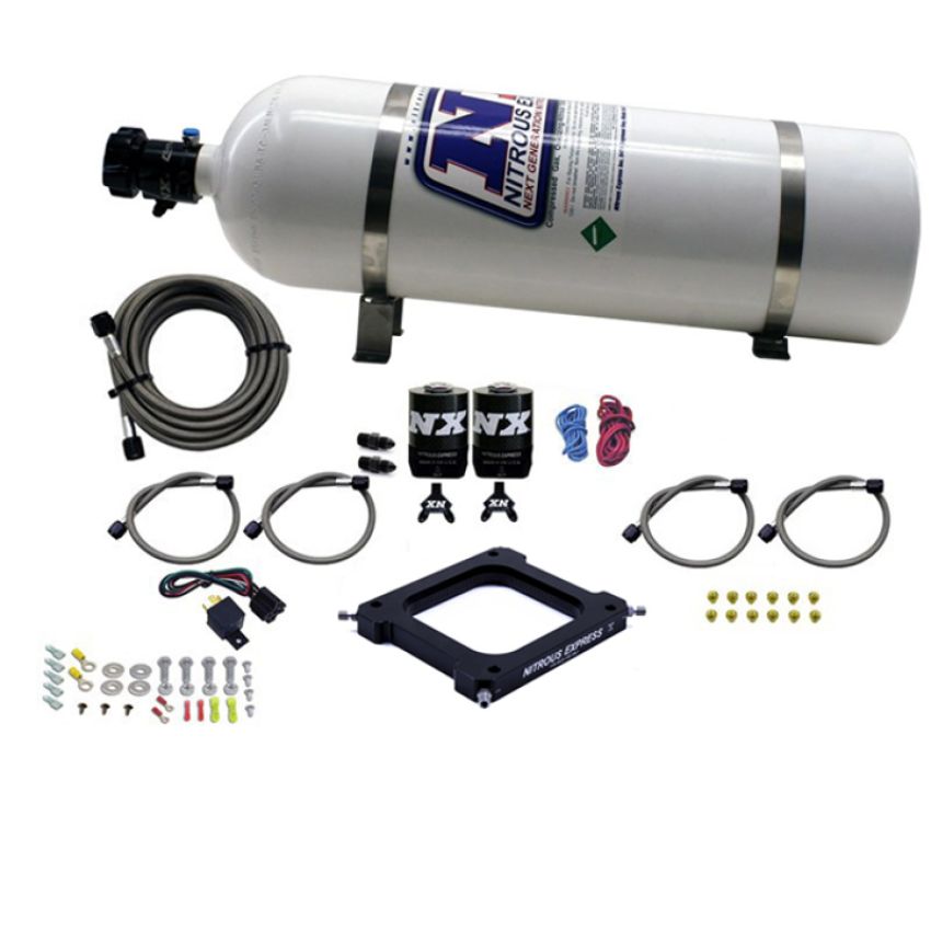 Nitrous Express 67570-15 4500 Assassin Plate, Pro Power (100-500HP), 15LB Bottle
