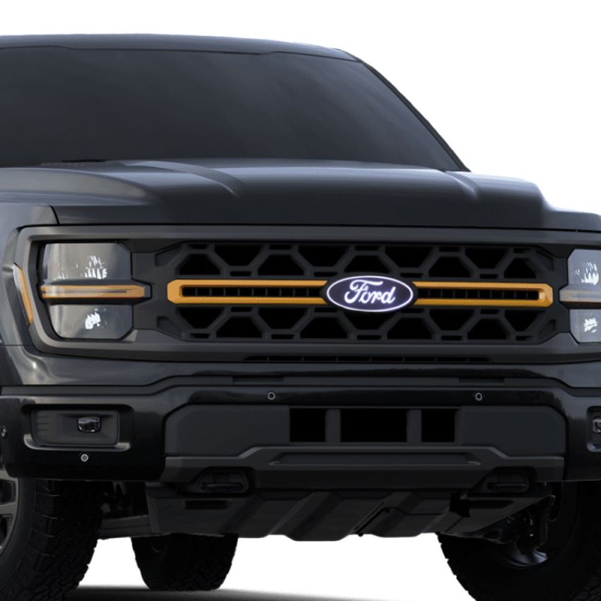 Putco 92609 2024 Ford F-150 Front Emblem - With camera cutout (With Spray washer)