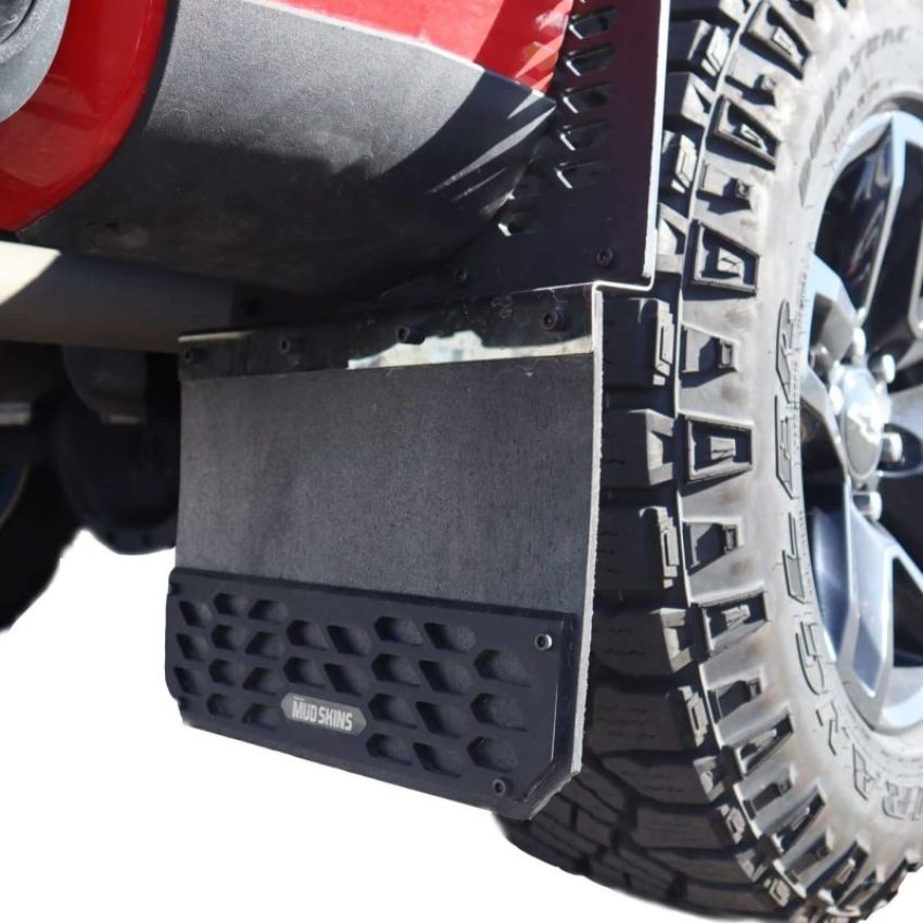 Putco 78260 10-18 Ram HD Dually - (Fits Front) - Set of 2 Mud Skins - HDPE w/ Hex Shield