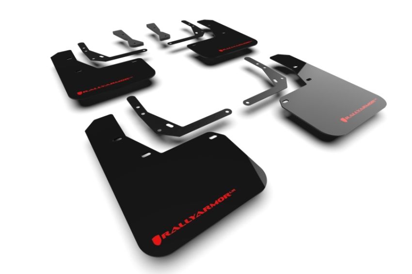 Rally Armor MF103-UR-BLK-RD Black Mud Flap/Red Logo