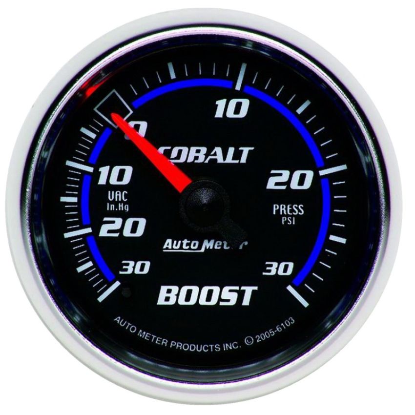 AUTOMETER ATM6103 2-1/16in C/S Boost/Vac Gauge 30in Hg/30psi