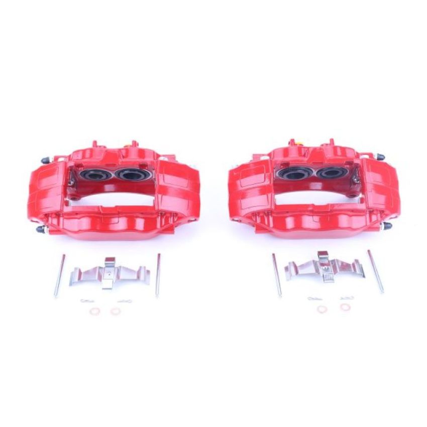 PowerStop S3698 Red Powder Coated Calipers
