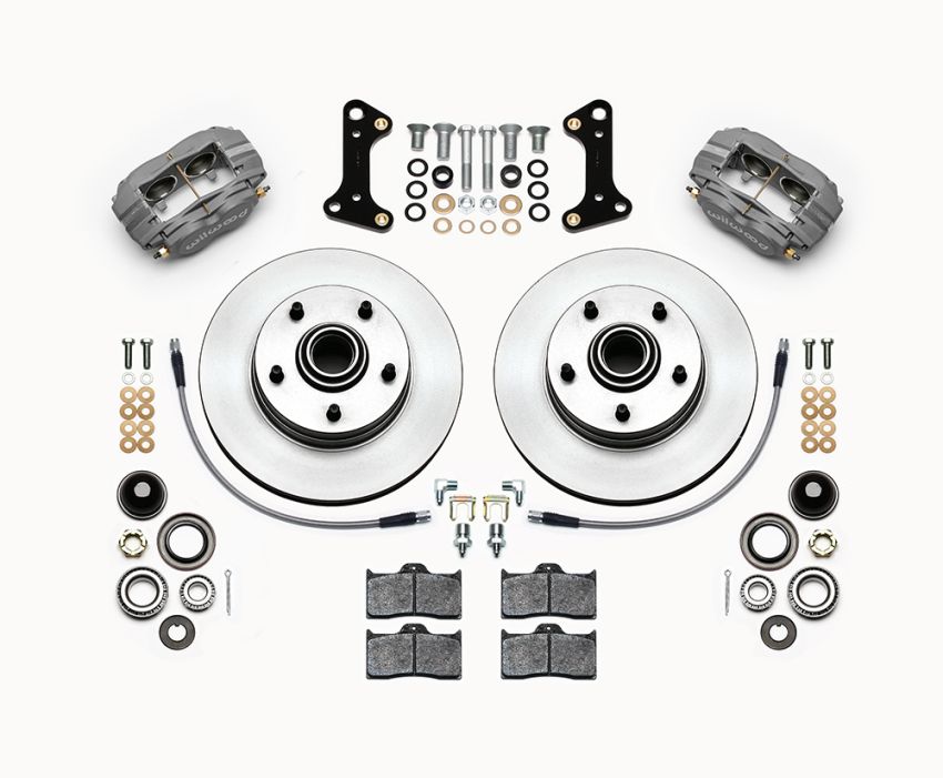 Wilwood 140-15272 Forged Dynalite-M Front Kit 11.00in 1 PC Rotor&Hub 67-69 Camaro 64-72 Nova Chevelle