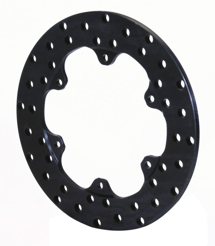 Wilwood 160-3306 Rotor-Steel-Front Drag-Drilled 10.75 x .350 - 6 on 6.25in