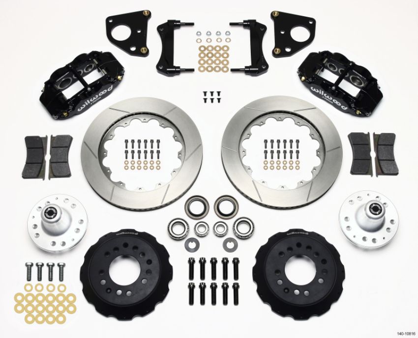 Wilwood 140-10816 Narrow Superlite 6R Front Hub Kit 14.00in 62-72 CDP B & E Body-Drum
