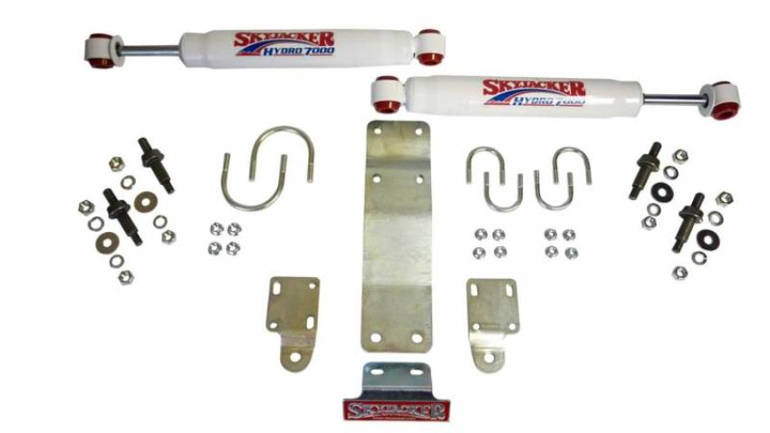 Skyjacker 7204 2007-2017 Jeep Wrangler JK/JKU Hydro 7000 Dual Steering Stabilizer Kit