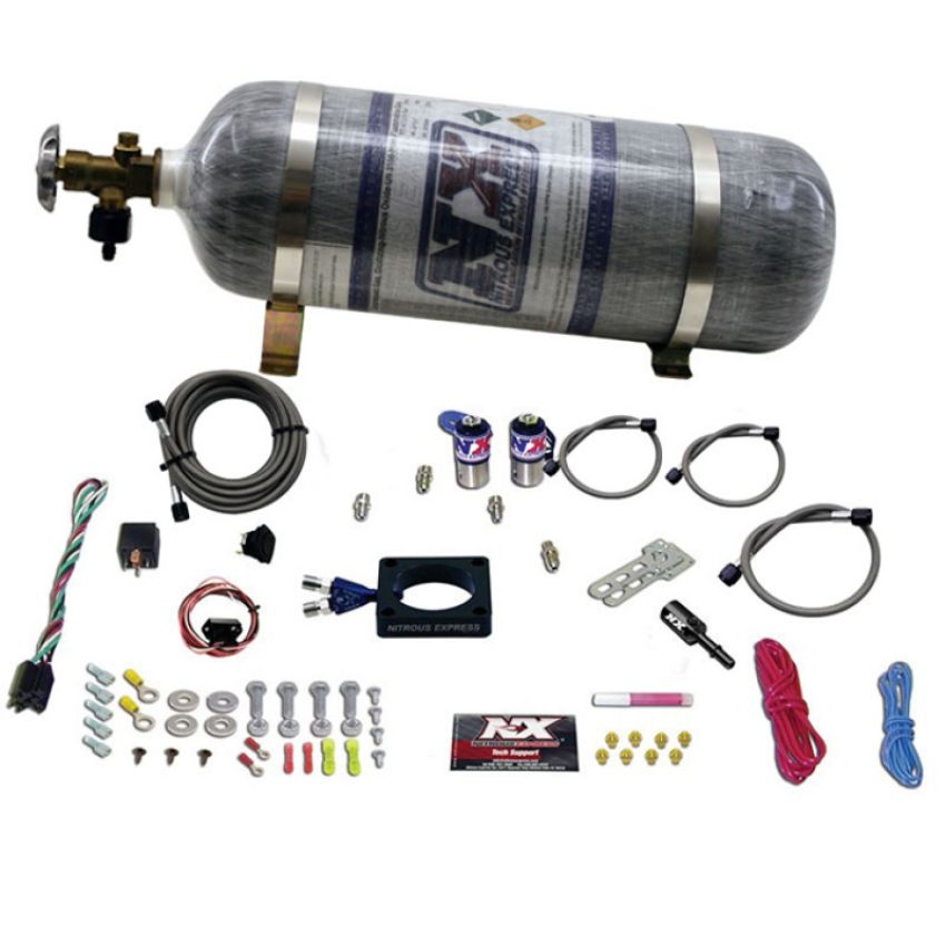 Nitrous Express 20941-12 DODGE DART 1.4L Turbo PLATE SYSTEM (35-100HP) WITH COMPOSITE BOTTLE
