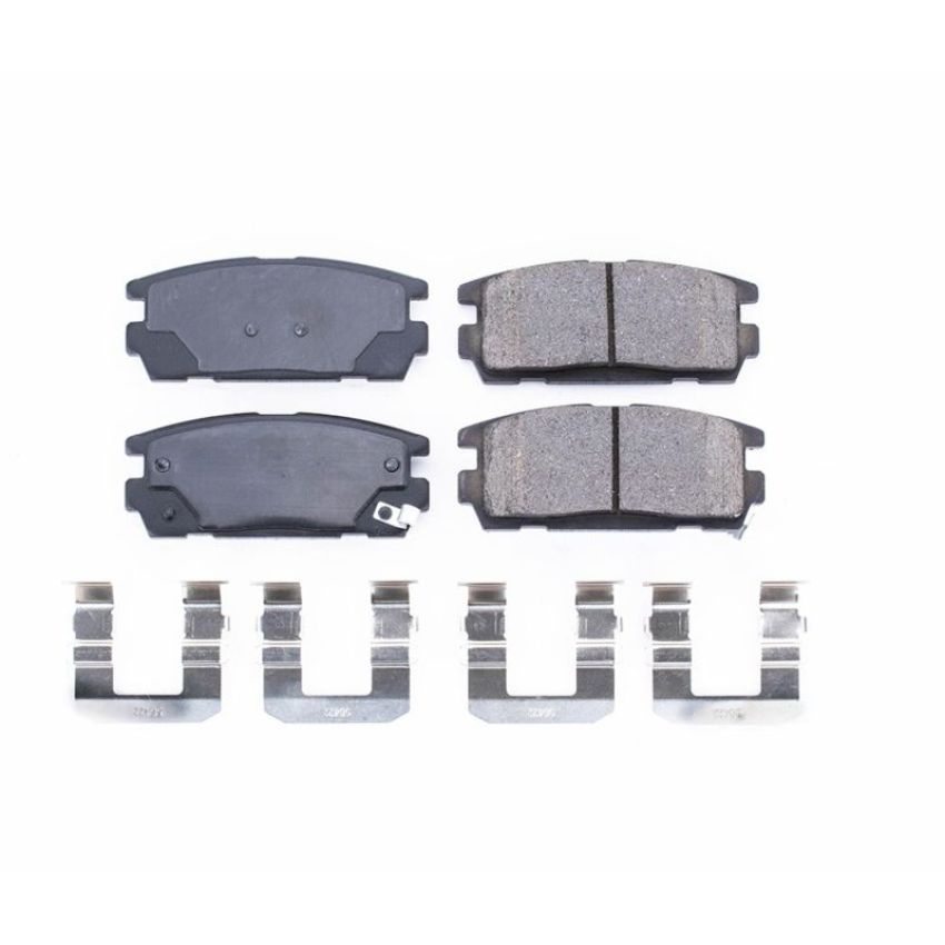 PowerStop 17-1275 PowerStop - Z17 Low-Dust Ceramic Brake Pads with Hardware