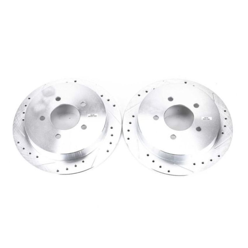 PowerStop AR8582XPR PowerStop Evolution Performance Drilled, Slotted & Plated Brake Rotor Pair